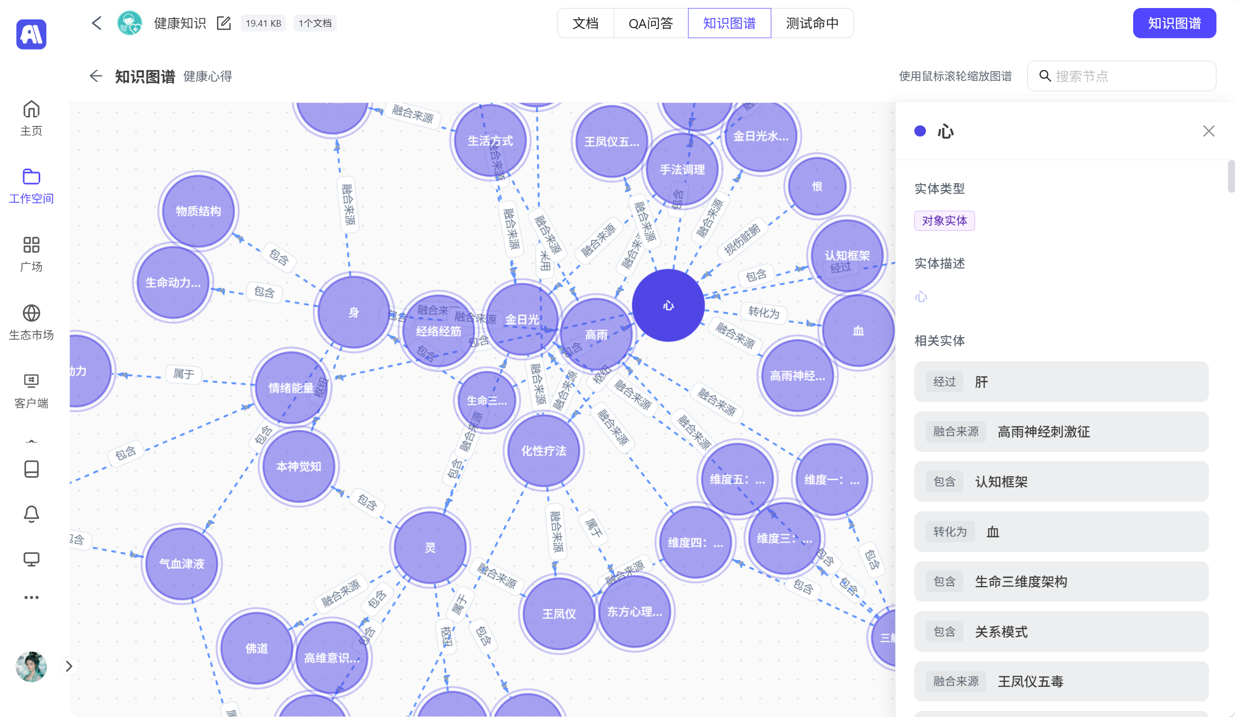 图谱展示页